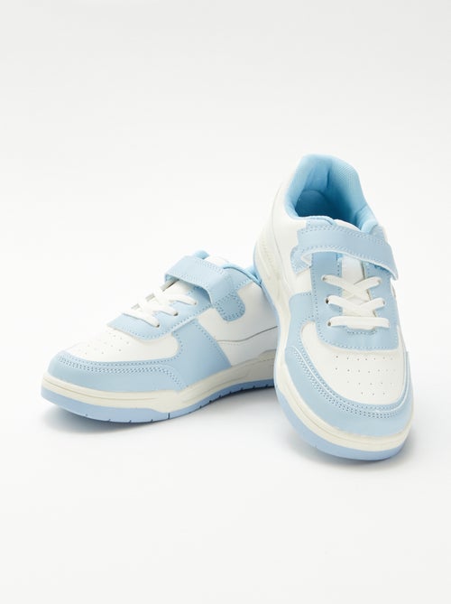 Tweekleurige lage sneakers - Kiabi