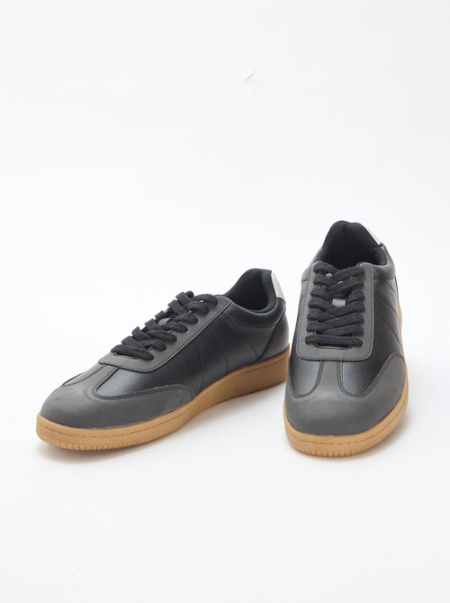 Tweekleurige, lage sneakers met veters - Kiabi