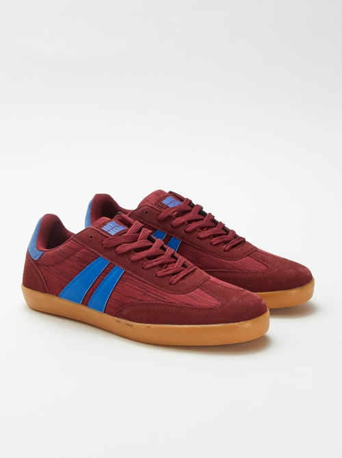 Tweekleurige lage sneakers - Kiabi