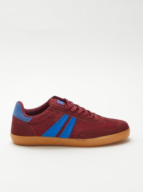 Tweekleurige lage sneakers - Kiabi