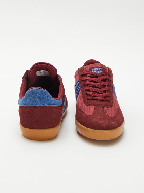 Tweekleurige lage sneakers - Kiabi
