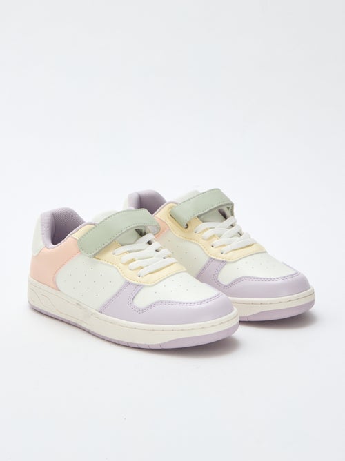 Tweekleurige, lage sneakers - Kiabi