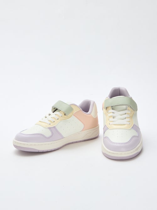 Tweekleurige, lage sneakers - Kiabi
