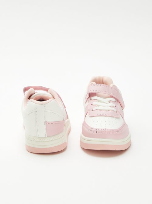 Tweekleurige lage sneakers - Kiabi