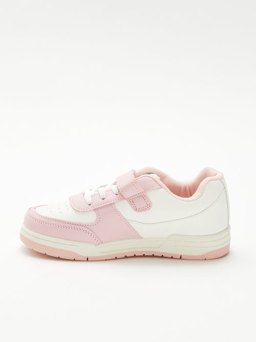 Tweekleurige lage sneakers - Kiabi