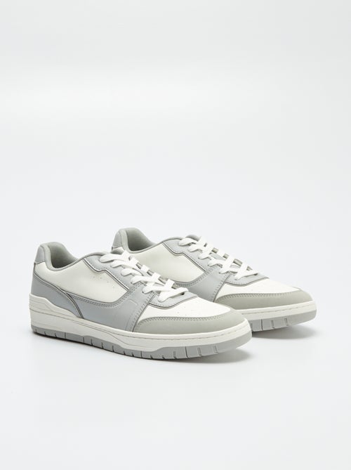 Tweekleurige, lage sneakers - Kiabi