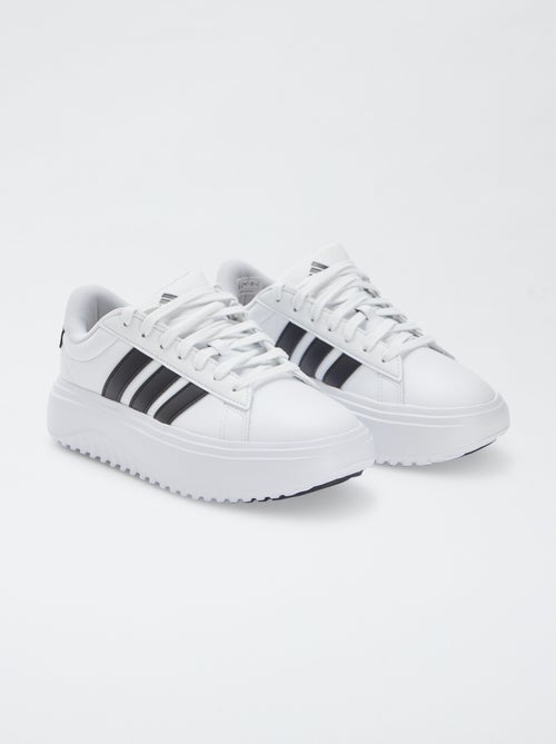 Tweekleurige platformsneakers 'Grand Court' 'adidas' - Kiabi