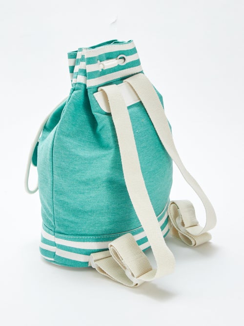 Tweekleurige plunjerugzak - Kiabi