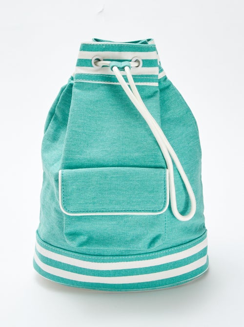 Tweekleurige plunjerugzak - Kiabi