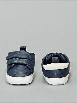 Schoenen - Tweekleurige sneakers met klittenband - Kiabi