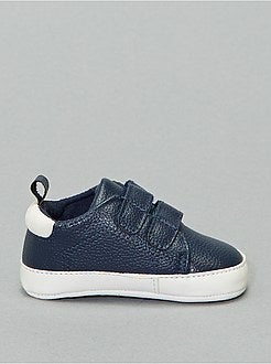 Schoenen - Tweekleurige sneakers met klittenband - Kiabi