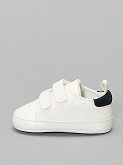 Tweekleurige sneakers met klittenband - Kiabi