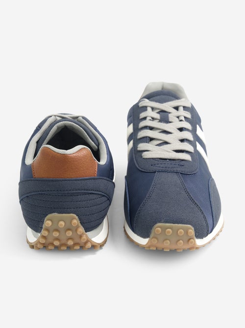 Tweekleurige sneakers met veters - Kiabi Tweekleurige sneakers met veters - Kiabi
