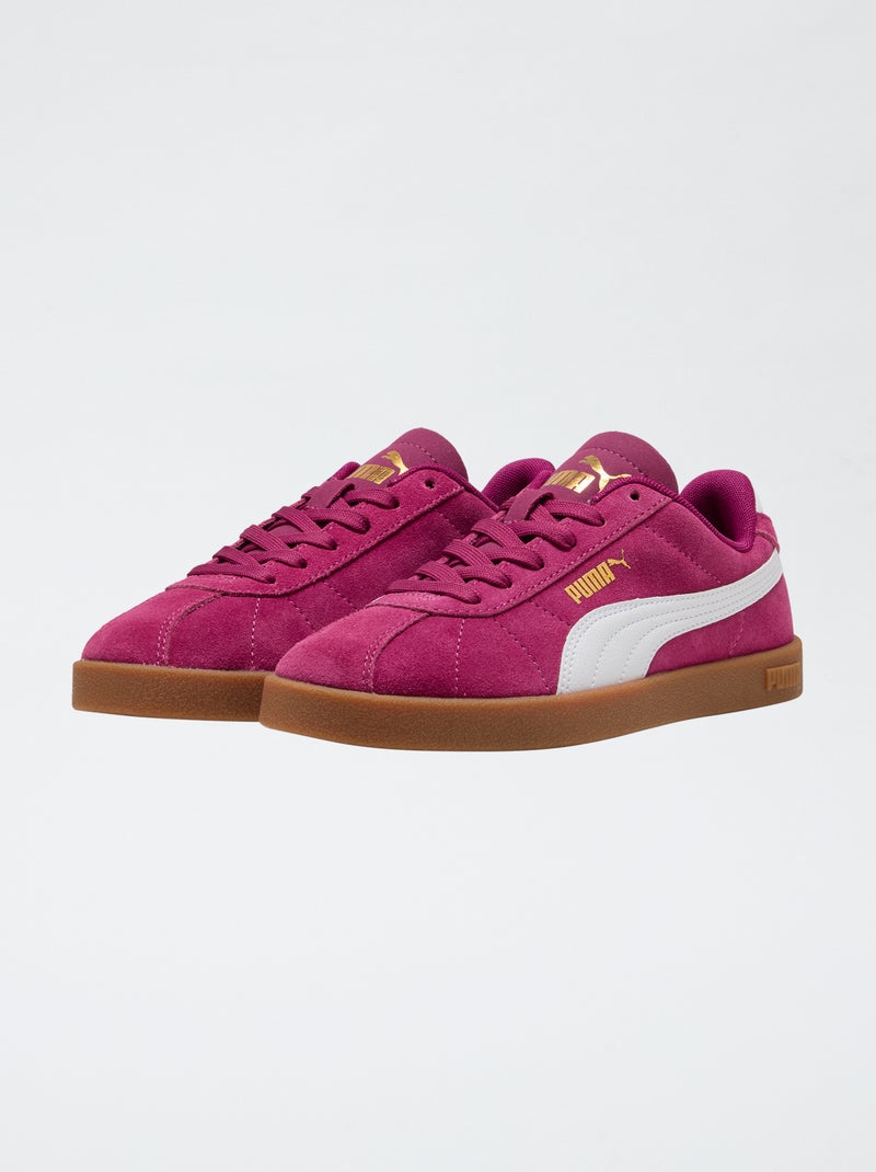 Tweekleurige sneakers van suèdine 'Puma' Wit - Kiabi
