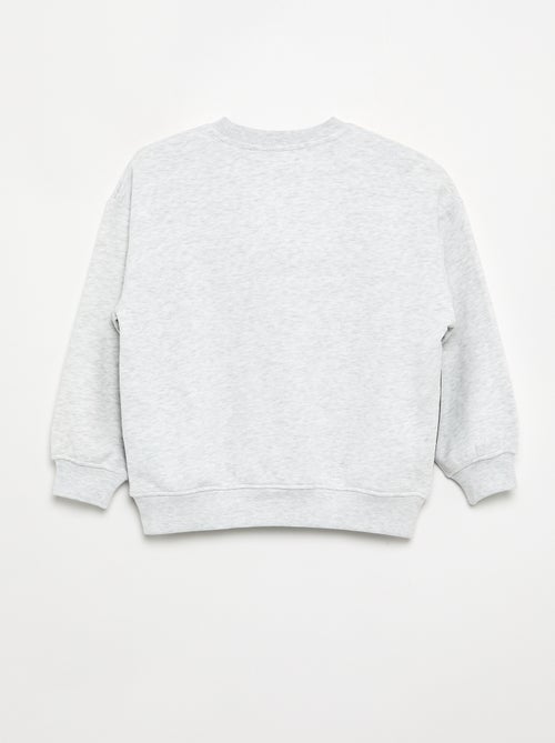 Tweekleurige sweater met lange mouwen - Kiabi
