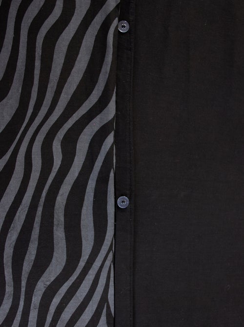 Tweepersoons dekbedovertrekset met zebraprint - Kiabi