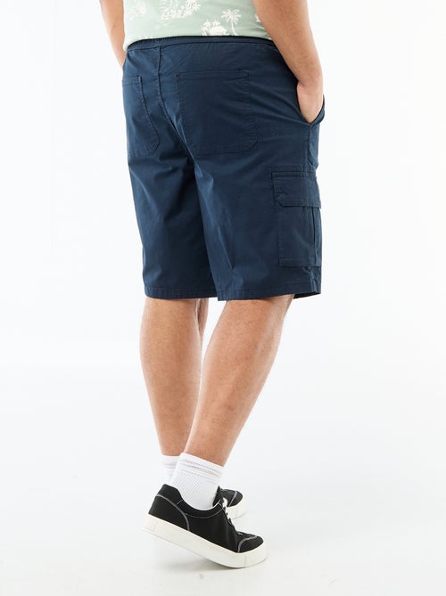 Twill bermuda met meerdere zakken - Kiabi