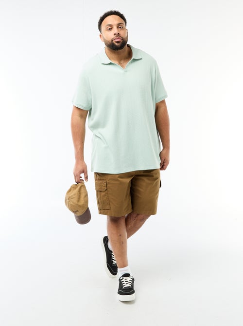 Twill bermuda met meerdere zakken - Kiabi