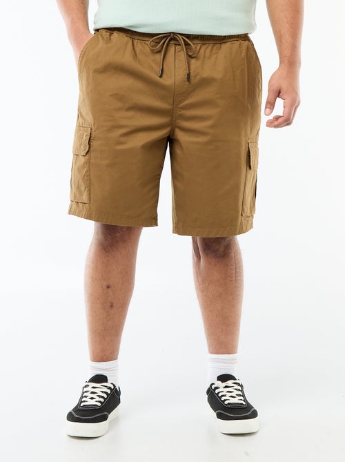 Twill bermuda met meerdere zakken - Kiabi