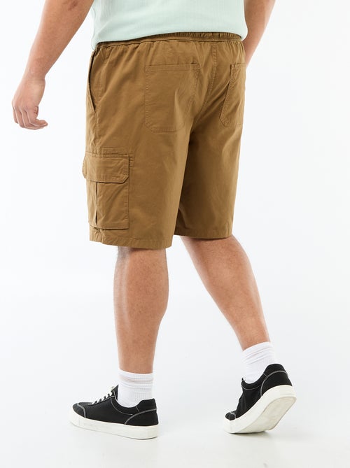 Twill bermuda met meerdere zakken - Kiabi
