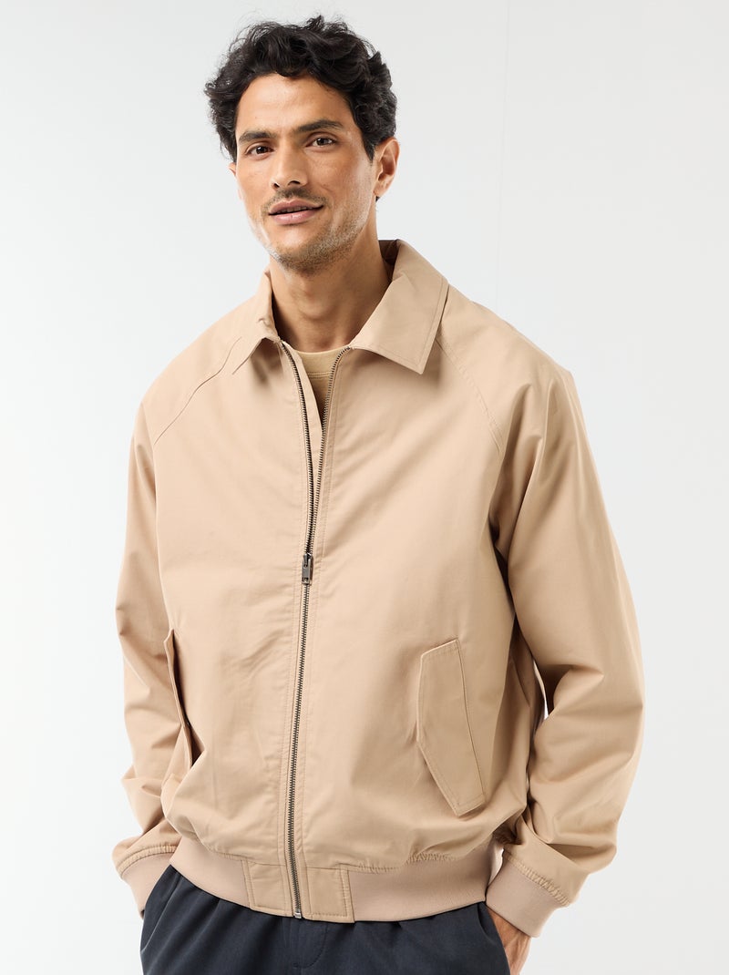 Twill blouson Biege - Kiabi