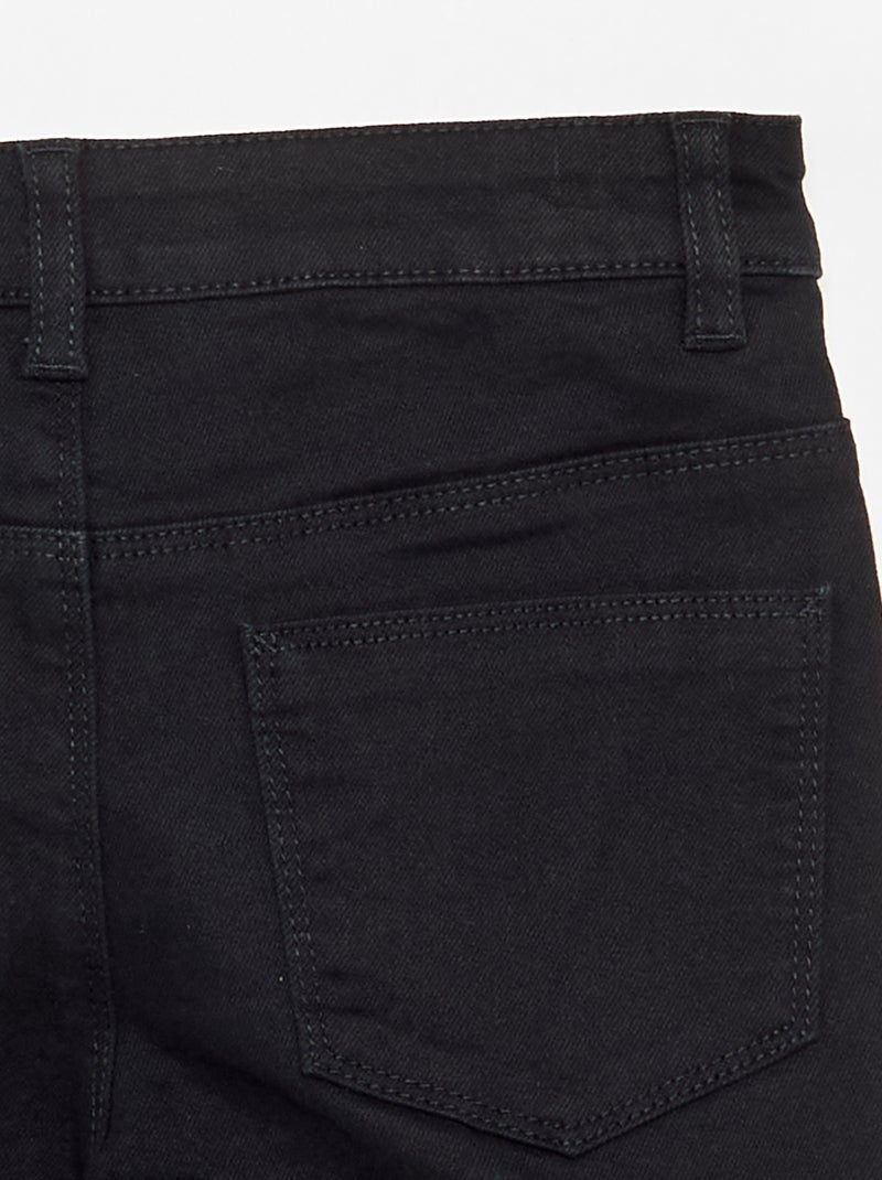 Twillbroek - Comfort fit-model Zwart - Kiabi