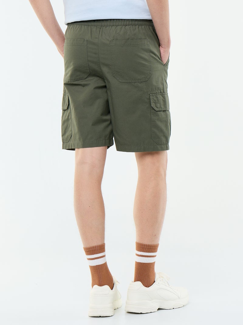 Twillchino bermuda Groen - Kiabi