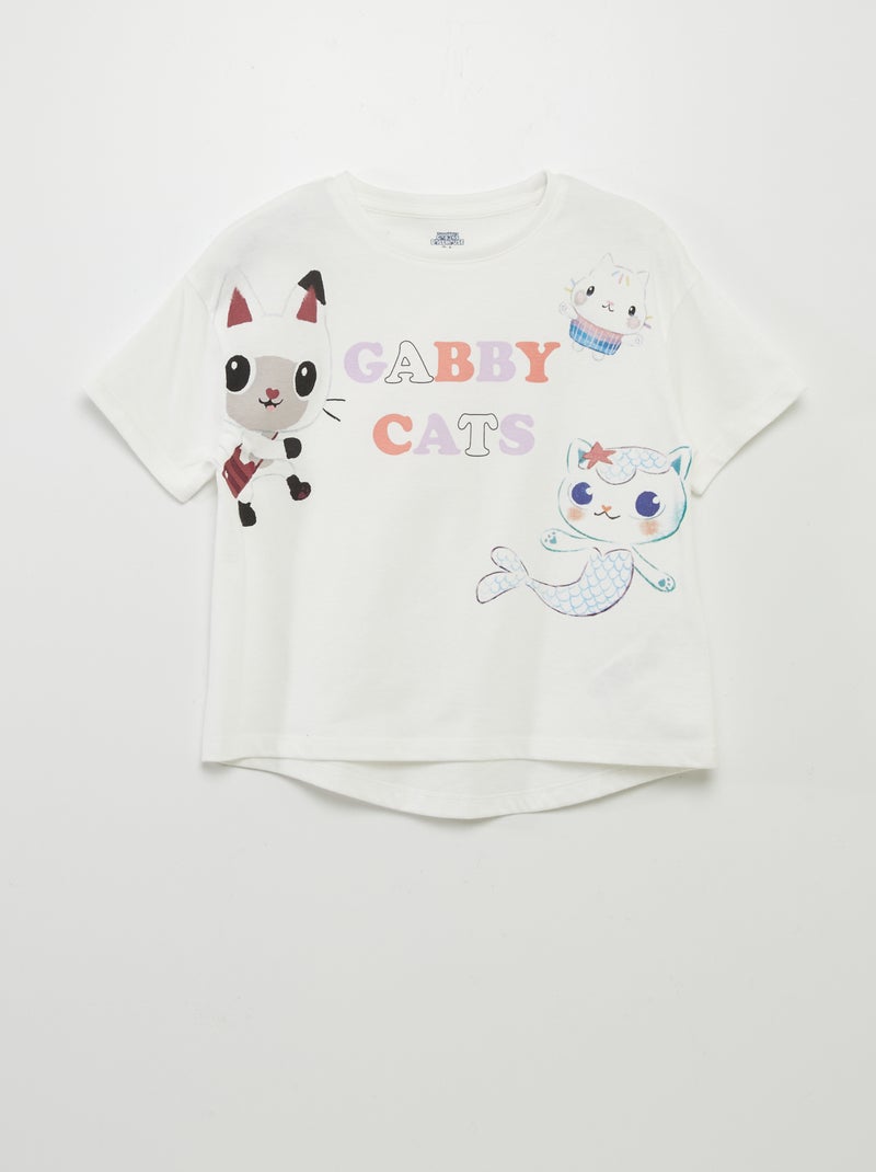 Uitlopend T-shirt 'Gabby's poppenhuis' BIEGE - Kiabi