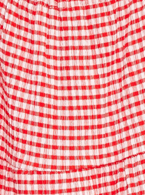 Uitlopende jurk met vichyruitjes - Kiabi