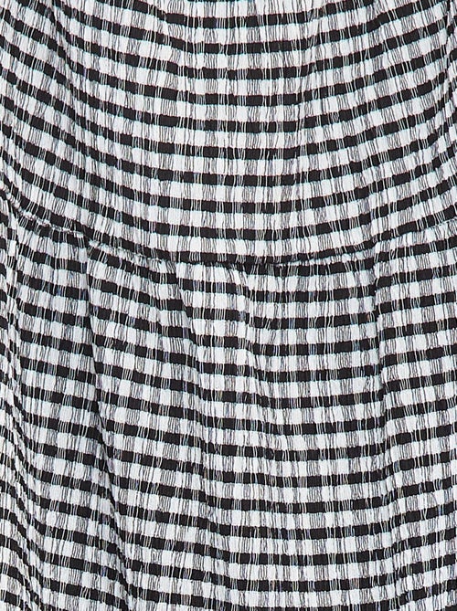 Uitlopende jurk met vichyruitjes - Kiabi