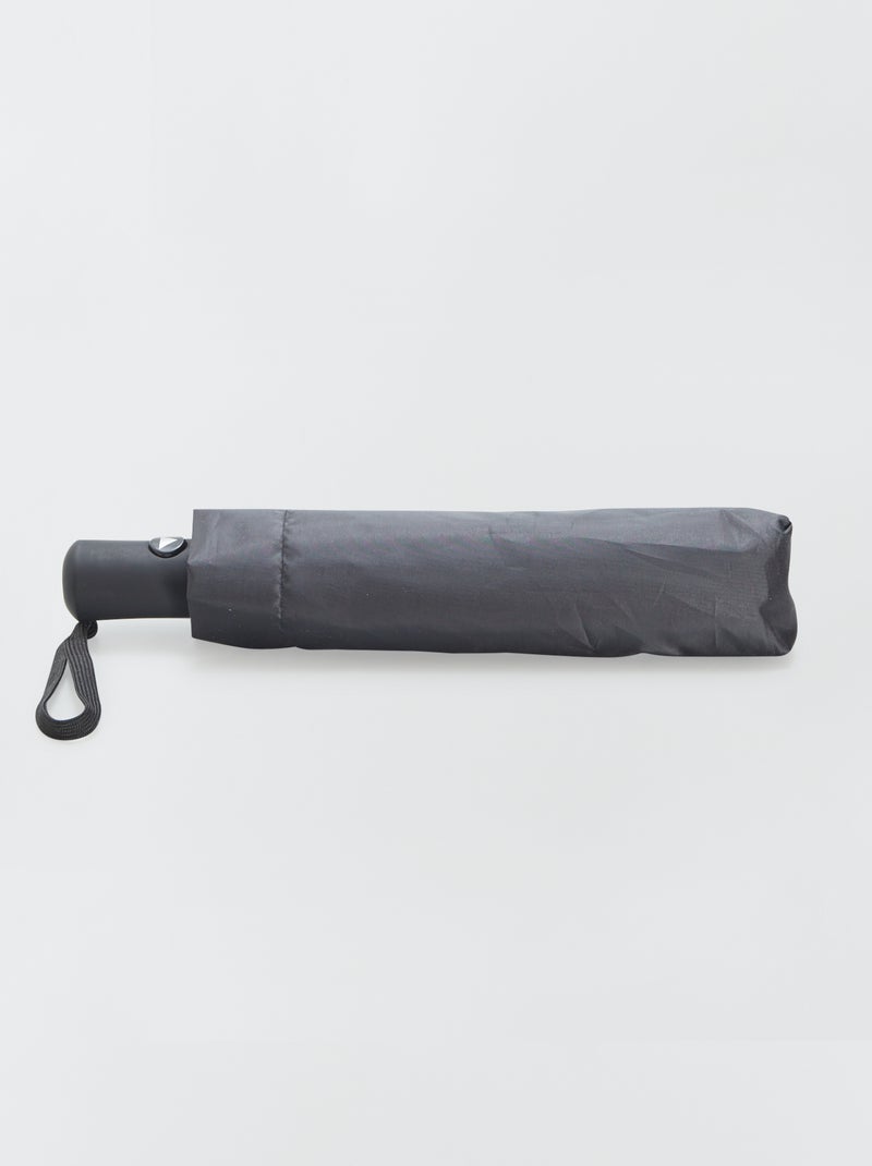 Uitschuifbare paraplu met hoes ZWART - Kiabi