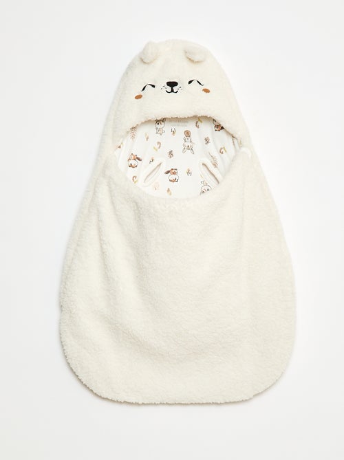 Ultrazacht wikkeldekentje met leuk detail - Kiabi