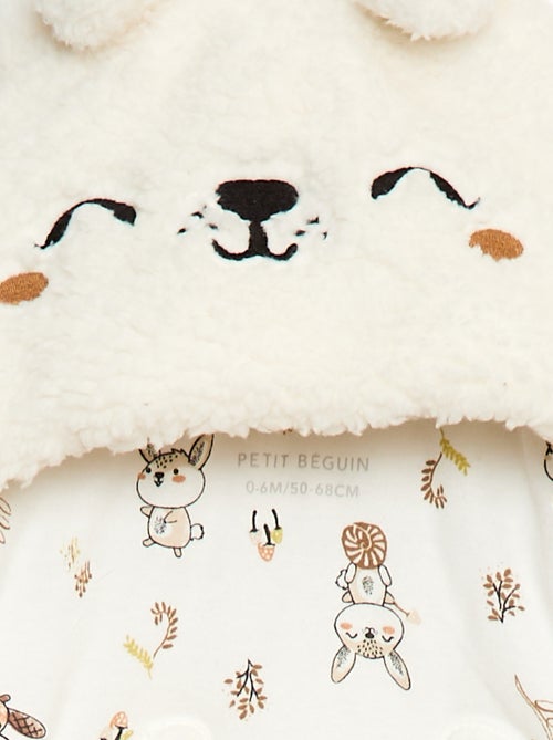 Ultrazacht wikkeldekentje met leuk detail - Kiabi