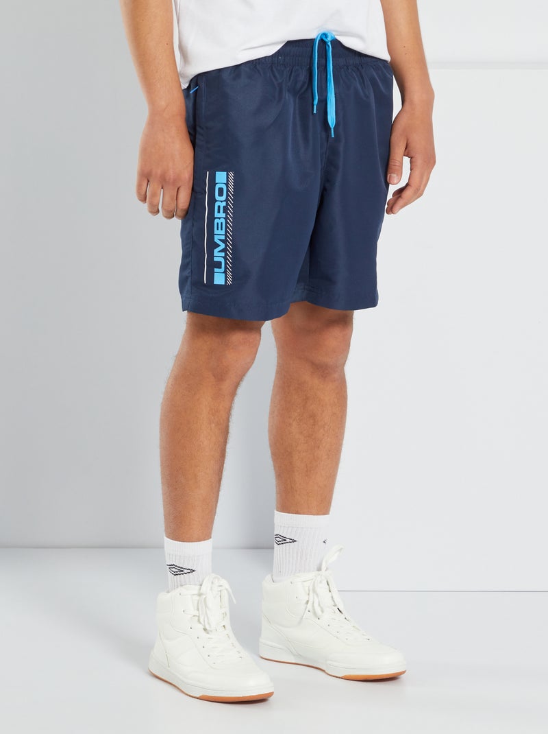 Umbro korte sportbroek BLAUW - Kiabi