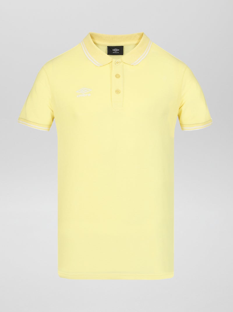 'Umbro'-polo van piquétricot GEEL - Kiabi