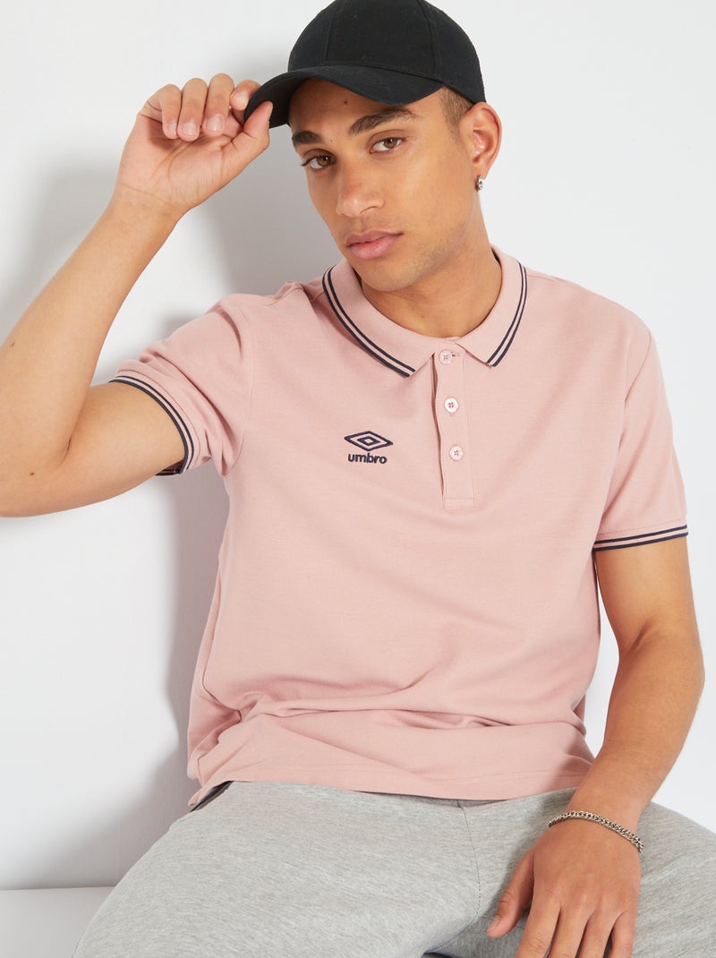'Umbro'-polo van piquétricot ROZE - Kiabi