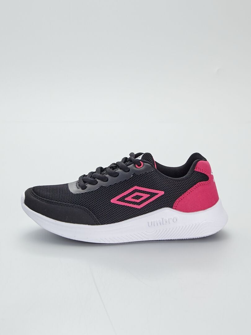 Umbro'-sneakers van stof en suedine - zwart / roze - Kiabi - 28.00€