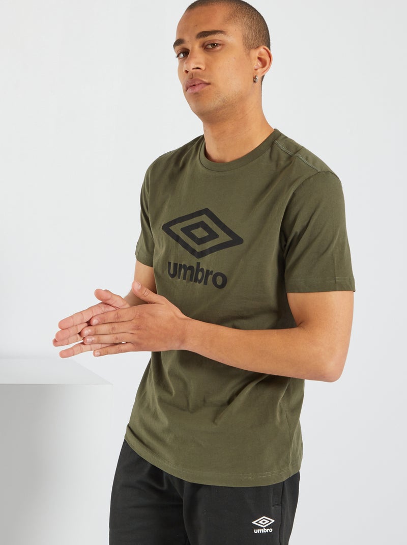 Umbro-T-shirt met ronde hals KAKI - Kiabi