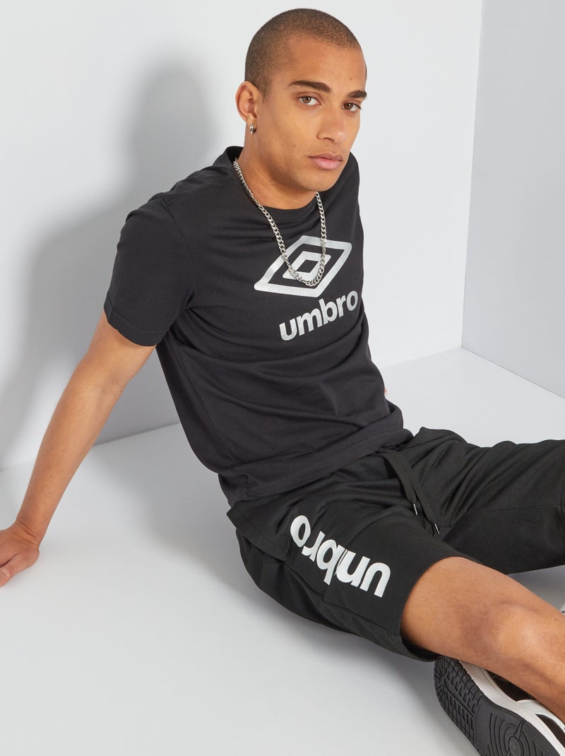 Umbro-T-shirt met ronde hals ZWART - Kiabi