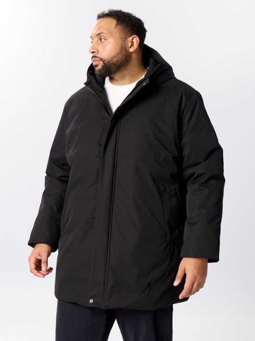 Unie parka met capuchon - Kiabi