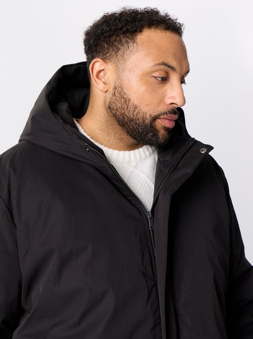 Unie parka met capuchon - Kiabi