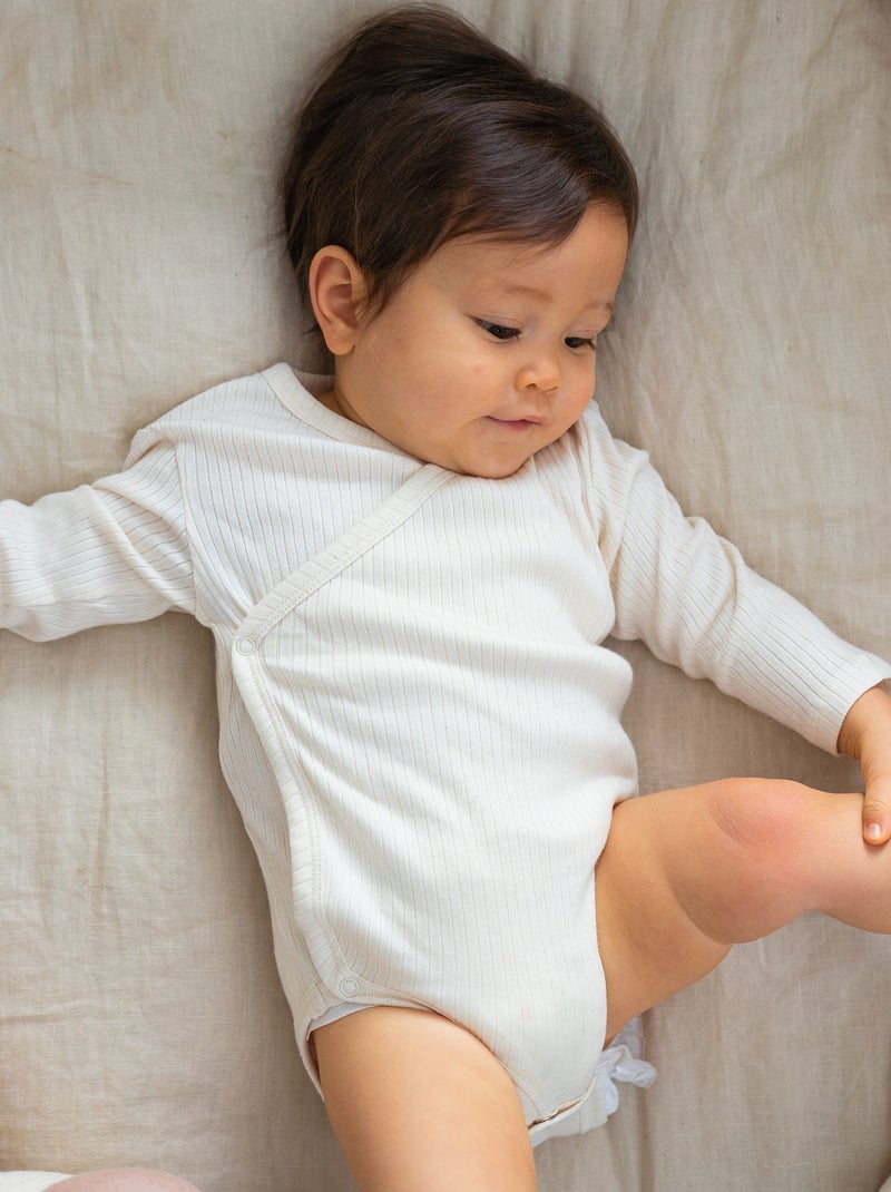 Uniseks geboortebox 'New born in the family' - 6 stuks BIEGE - Kiabi