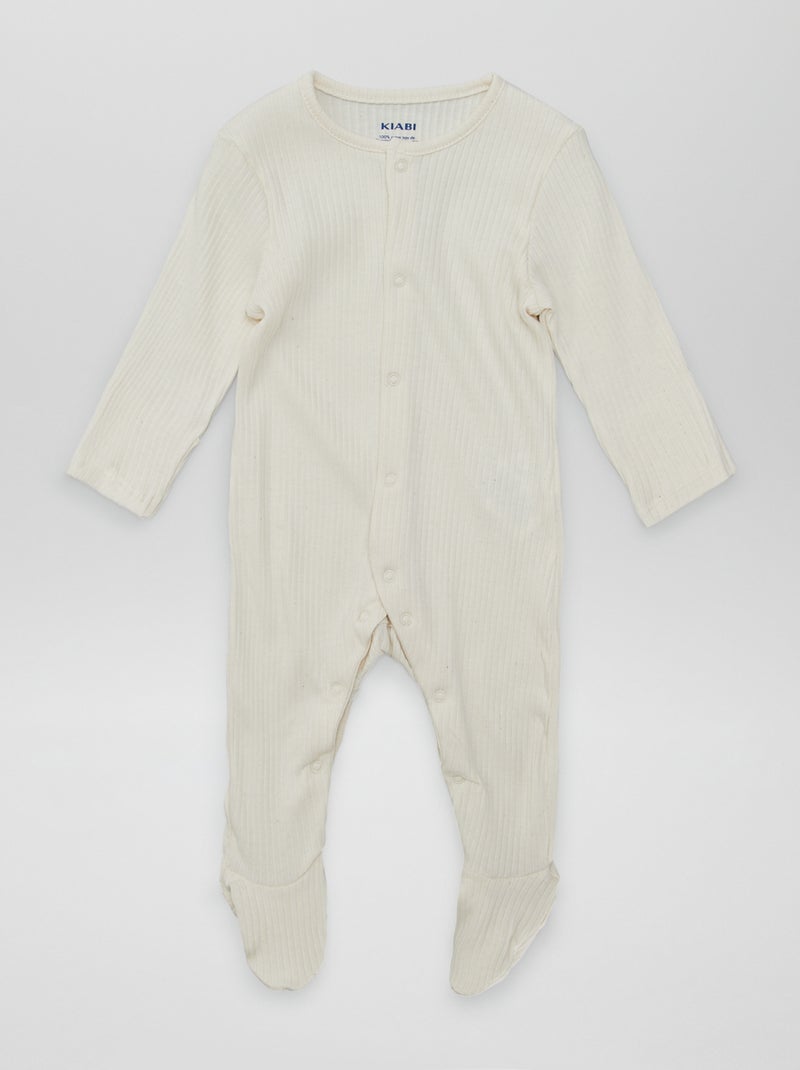 Uniseks geboortebox 'New born in the family' - 6 stuks BIEGE - Kiabi