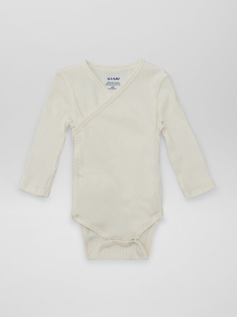 Uniseks geboortebox 'New born in the family' - 6 stuks BIEGE - Kiabi