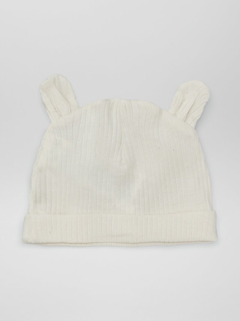 Uniseks geboortebox 'New born in the family' - 6 stuks BIEGE - Kiabi