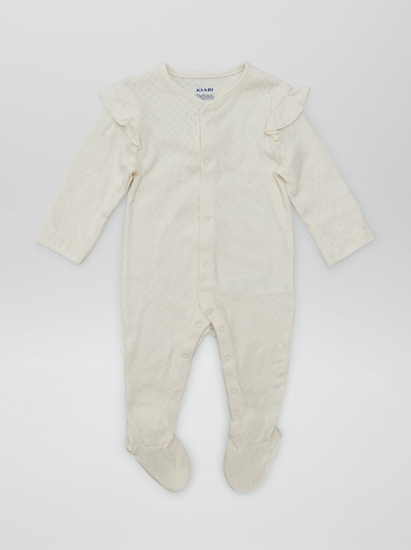 Uniseks geboortebox 'New born in the family' - 6 stuks BIEGE - Kiabi