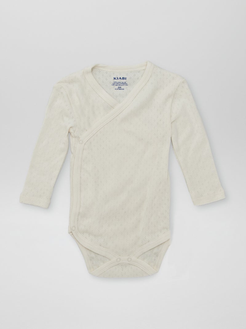 Uniseks geboortebox 'New born in the family' - 6 stuks BIEGE - Kiabi