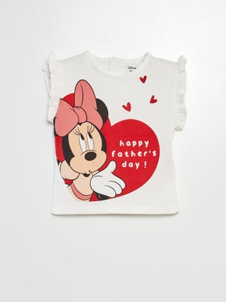Vaderdag-T-shirt met Minnie-print