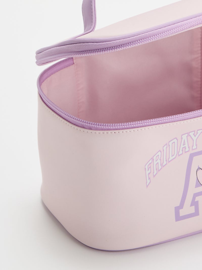 Vanitytas 'Stitch' met handvat Rose - Kiabi