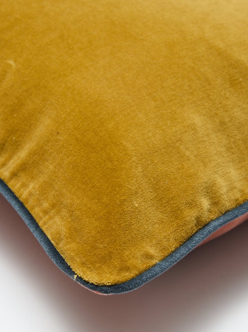 Velours kussenhoes (30x50 cm) - Kiabi Home Oranje - Kiabi